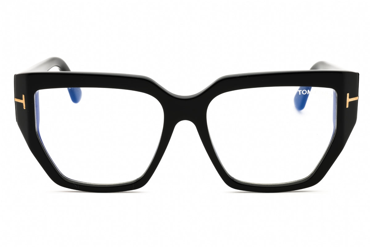 Tom Ford FT5951-B-001 shiny black Cat eye Eyeglasses 54mm