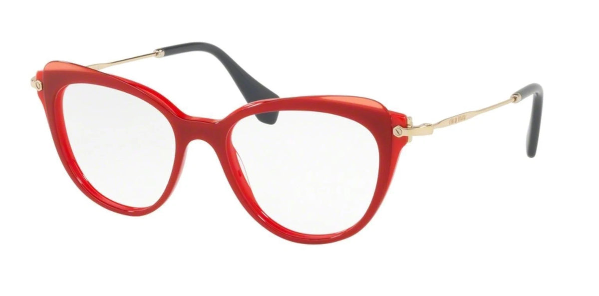 Miu Miu 0MU01QV-VX91O1-50 Red Aviator EYEGLASSES 0mm Eyeglasses