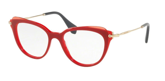 Miu Miu 0MU01QV-VX91O1-50 Red Aviator EYEGLASSES 0mm Eyeglasses