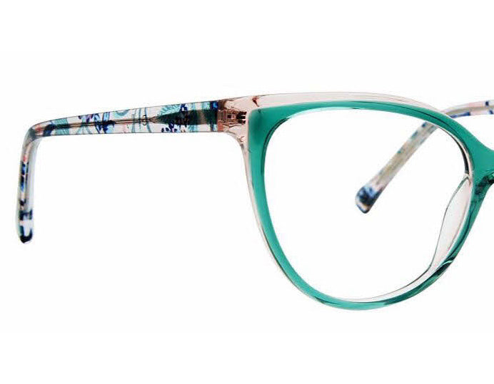 Vera Bradley JULIETA PARADISE CORAL 53mm New Eyeglasses