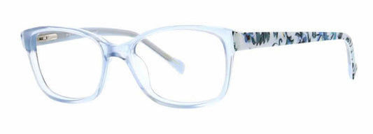Vera Bradley Naomi Cloud Vine 4915 Multicolor Square Eyeglasses 49mm