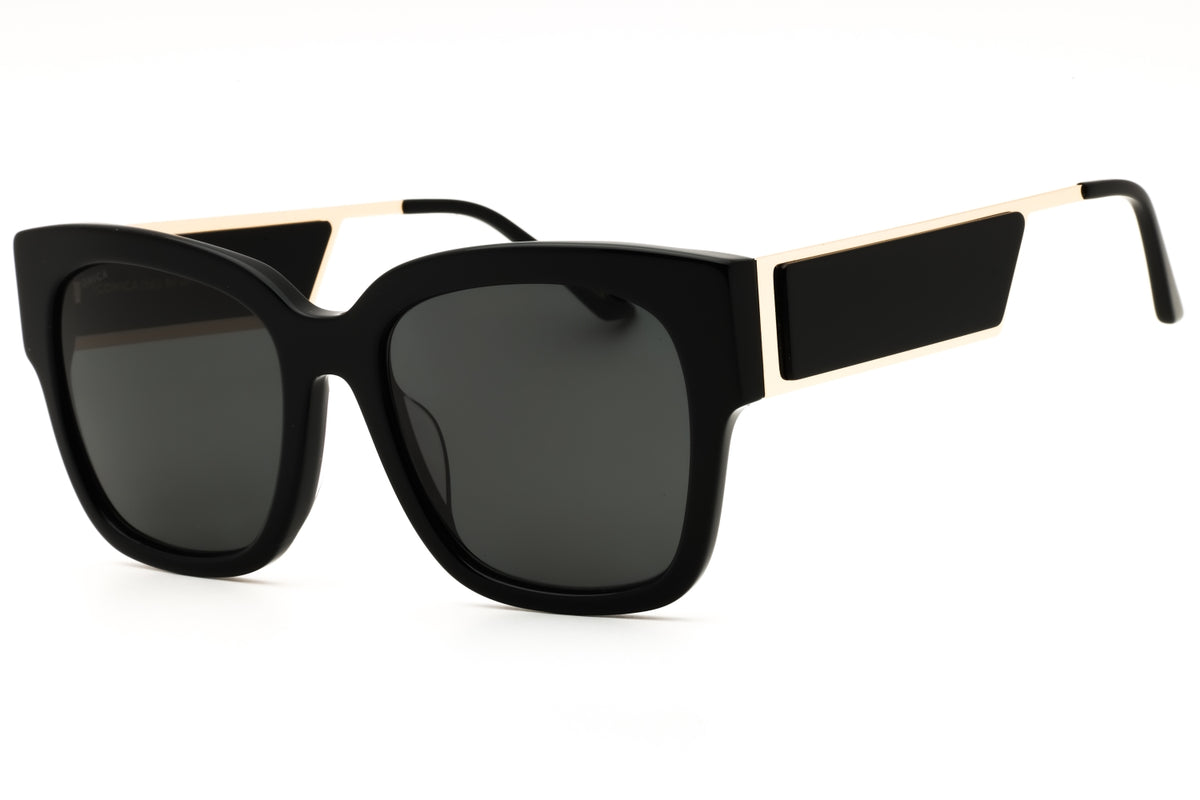 DIFF Eyewear ISABELLA-IC01-0420 BLACK Rectangular Sunglasses 54mm Sunglasses