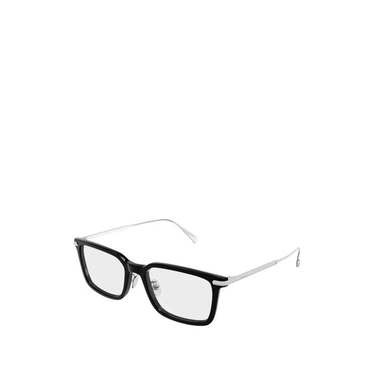 Cartier CT0629OA-002 Black Silver Rectangular Eyeglasses 54mm Eyeglasses
