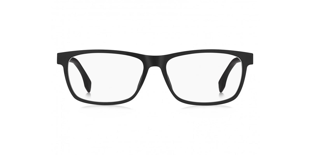 Hugo Boss BOSS1518-807-58 Black Rectangle Eyeglasses 58mm Eyeglasses