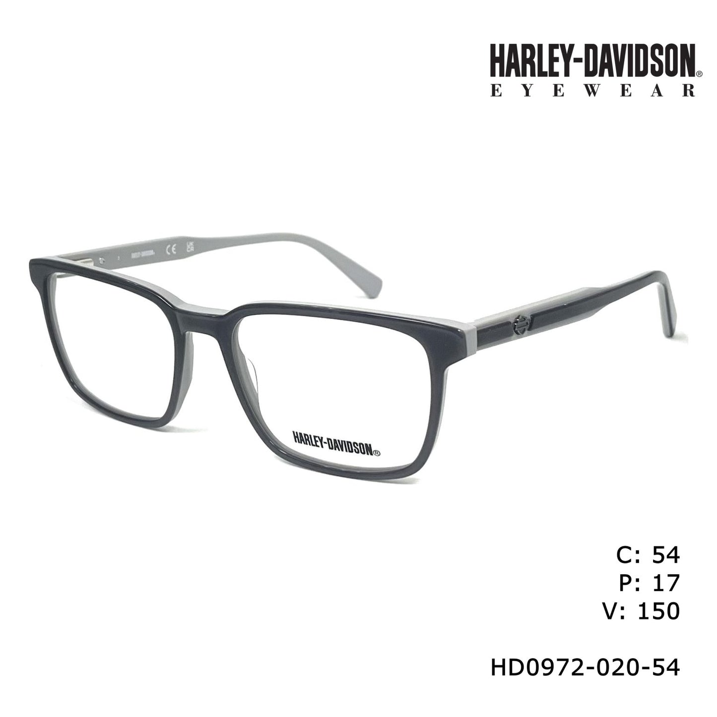 Harley Davidson HD0972-020-54 54mm New Eyeglasses