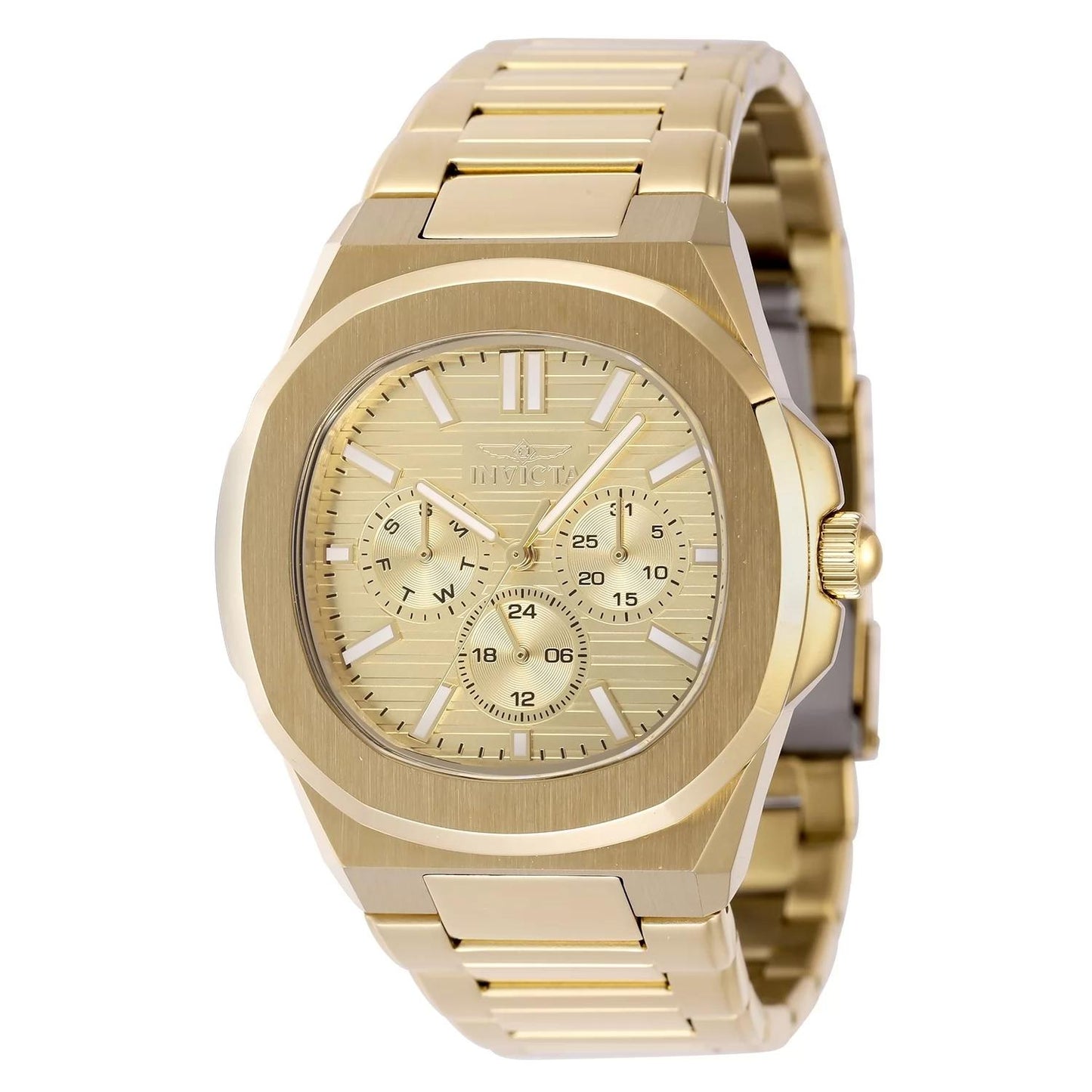 Invicta 48525 48525 Watch - Gold Dial Stainless Steel Band