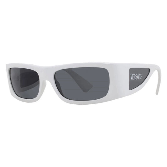 Versace VE4482-0 White Rectangle Sunglasses 54mm