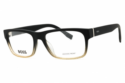Hugo Boss BOSS 0729/IT-0KAC 00 eyeglasses in shdgrytex frame with clear demo lenses