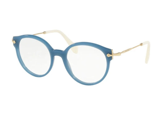 Miu Miu 0MU04PV-121101-52 Blue Squared EYEGLASSES 52mm Eyeglasses