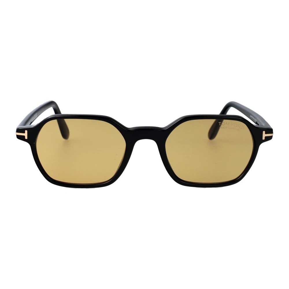 Tom Ford FT1301-5101E-51 Shiny Black Geometric  51mm Sunglasses