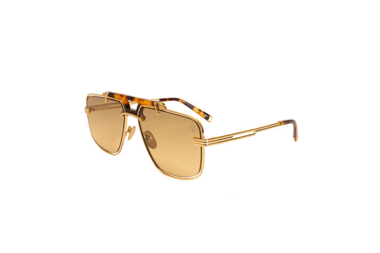 Diavi ASTOR GOLD TORT BROWN GOLD PLATED Havana  Sunglasses 0mm