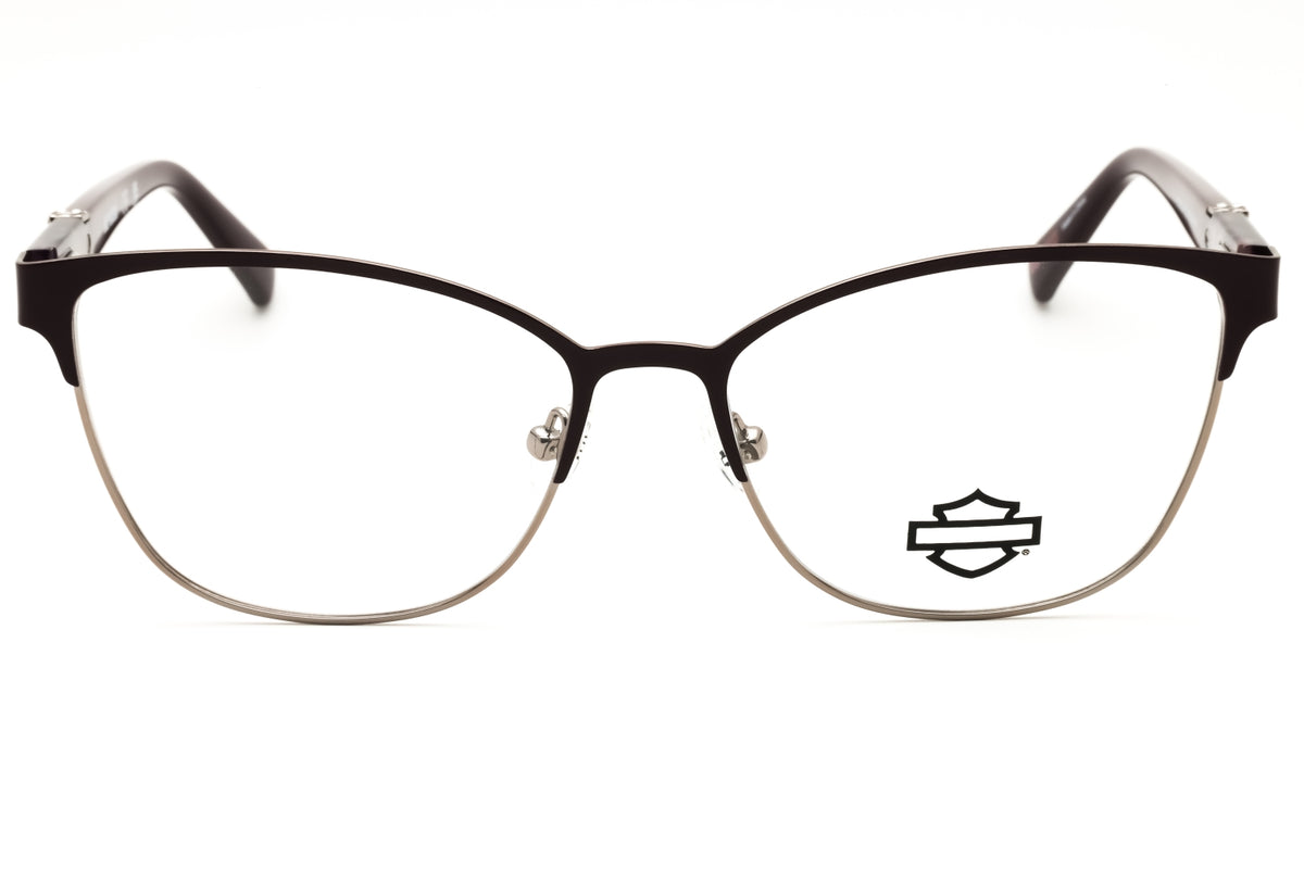 Harley Davidson HD50058-082 matte violet Cat eye Eyeglasses 55mm Eyeglasses