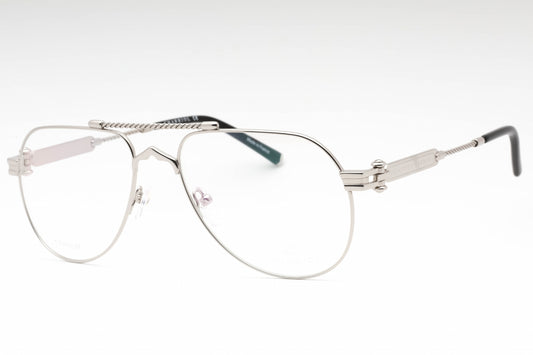 Charriol PC75105-C02 eyeglasses in shiny silver frame with clear lenses
