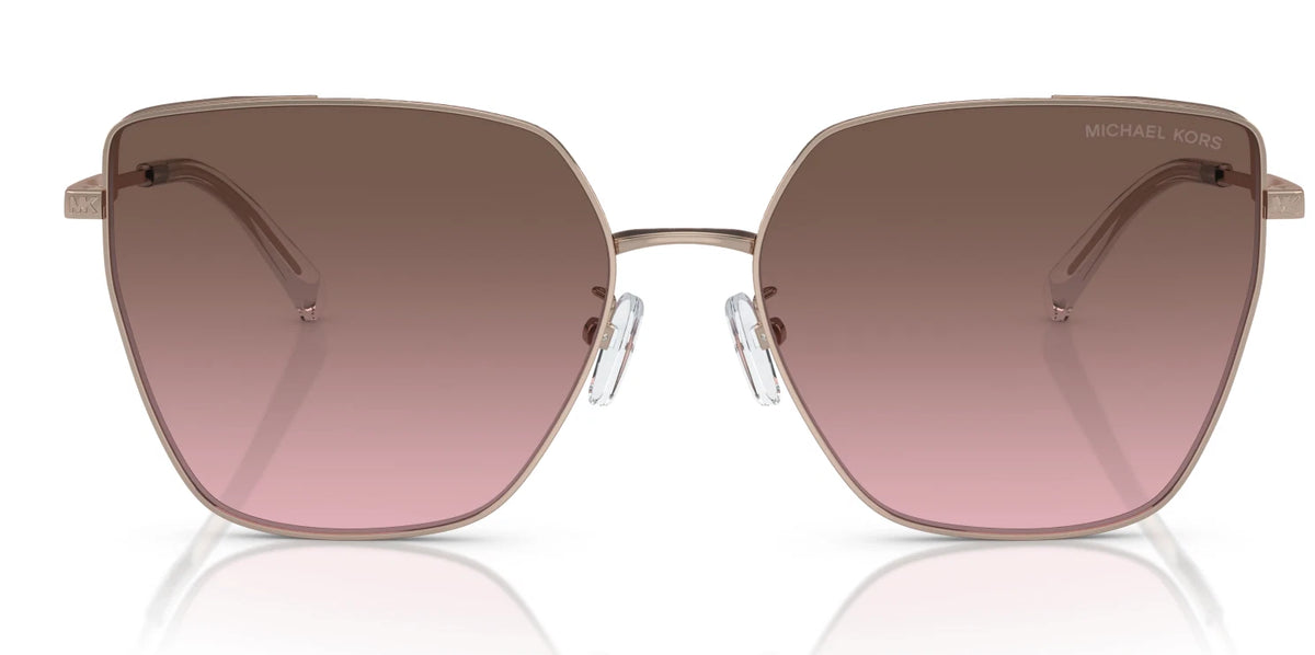 Michael Kors 0MK1143D-11099T-61 Rose Gold Cat-Eye SUNGLASSES 61mm Sunglasses