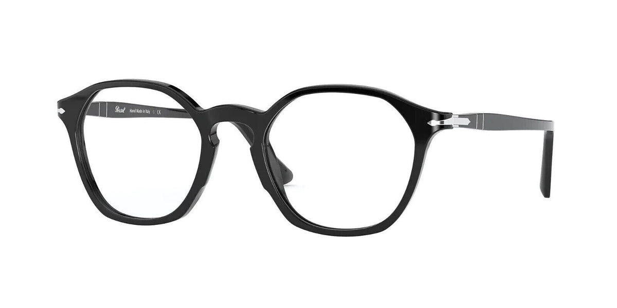 Persol 0PO3238V 95 50 Black Round  50mm