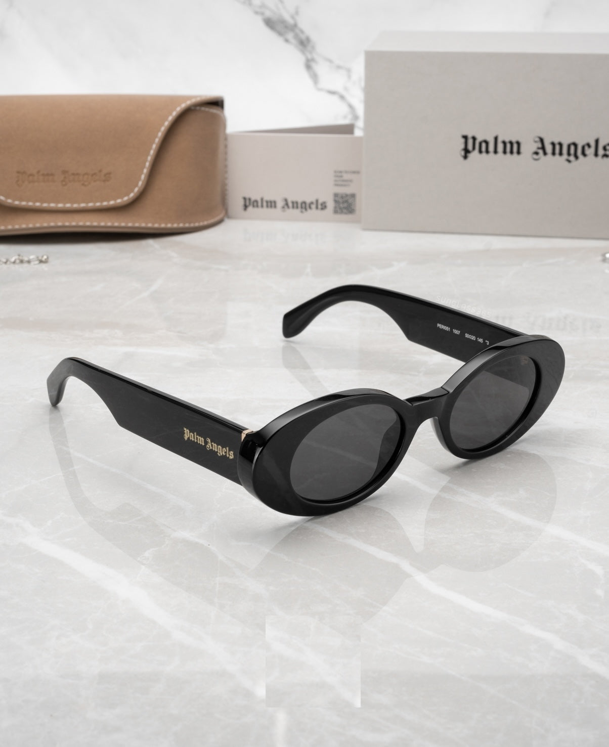 Palm Angels PERI051S24PLA0011007 50mm New Sunglasses