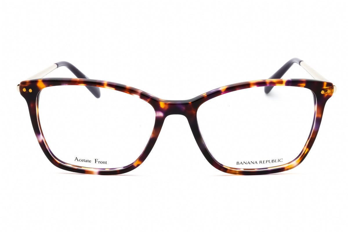 Banana Republic BR 228-0DEX 00 BRW VIOL HV Rectangular Eyeglasses 52mm Eyeglasses