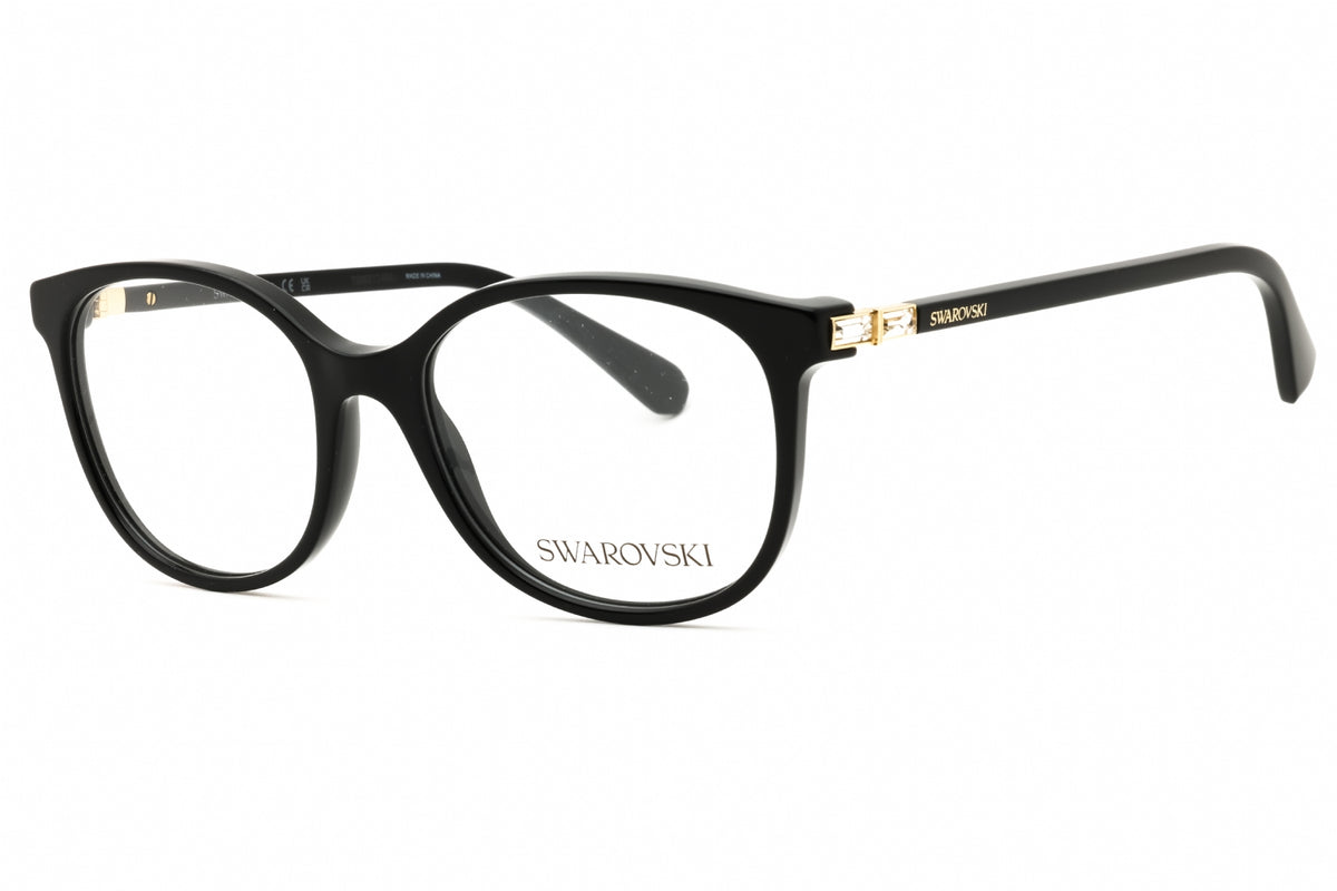 Swarovski 0SK2002-1001 Black Oval Eyeglasses 51mm Eyeglasses