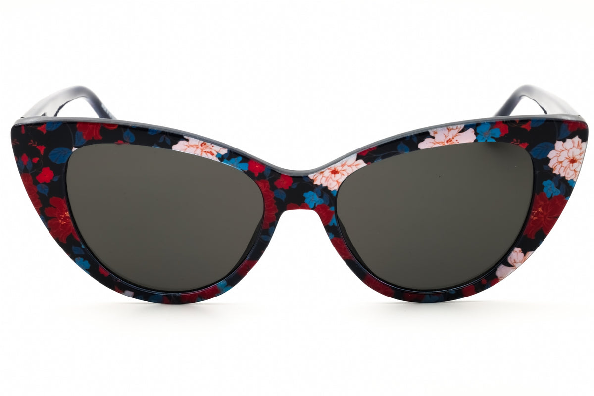 Draper James DJ7056-415 NAVY FLORAL Cat eye Sunglasses 53mm Sunglasses