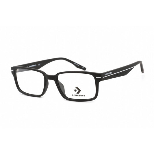 Converse CV5009-001 eyeglasses in matte black frame with clear lenses
