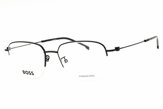 Hugo Boss BOSS 1544/F-0807 00 eyeglasses in black frame with clear demo lenses