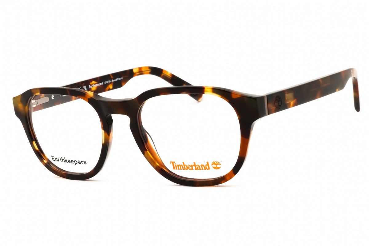 Timberland TB50052-054 red havana Round Eyeglasses 51mm Eyeglasses