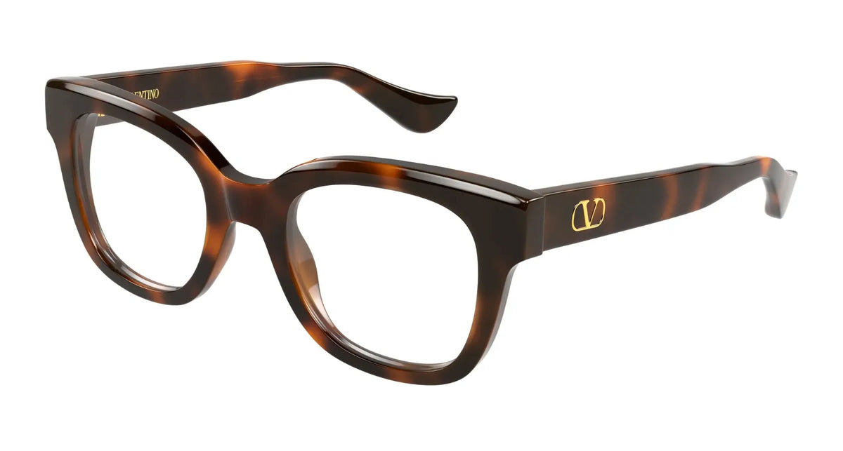 Valentino VG0060O-003 Brown Rectangular Eyeglasses 50mm Eyeglasses