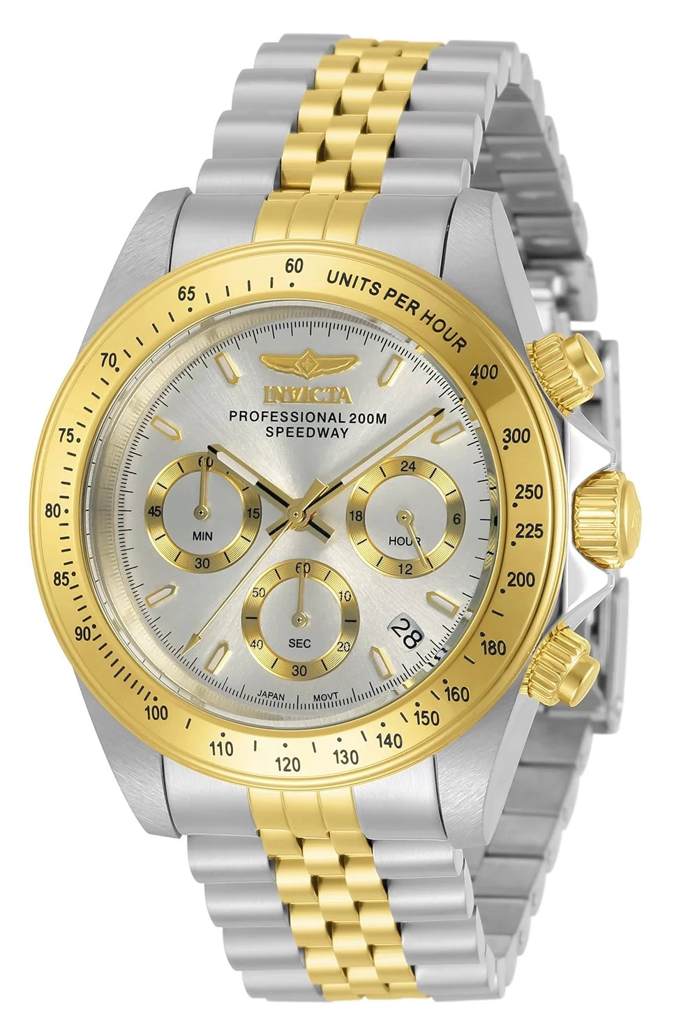 Invicta 30991 Quartz Watch Silver Dial Stainless Steel 39.5mm Men
