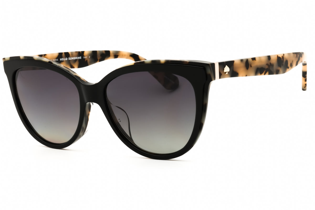 Kate Spade DAESHA/F/S-0WR7 WJ BLK HAVANA Cat eye Sunglasses 56mm Sunglasses
