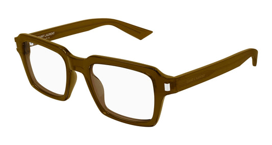Yves Saint Laurent SL 947 OPT-003 Brown Rectangular Eyeglasses 50mm Eyeglasses