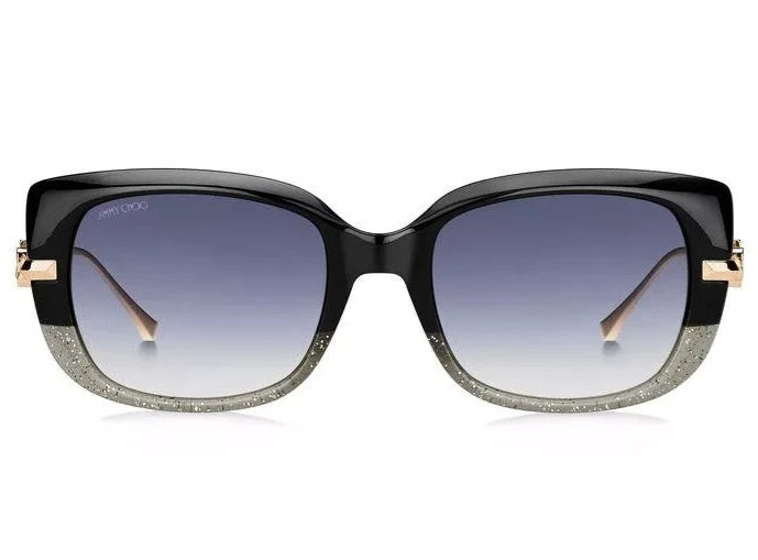 Jimmy Choo 0ORLA-G-S-08A-54 Black Square SUNGLASSES 54mm Sunglasses