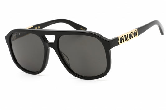 Gucci GG1188S-001 Black Rectangular Sunglasses 58mm Sunglasses