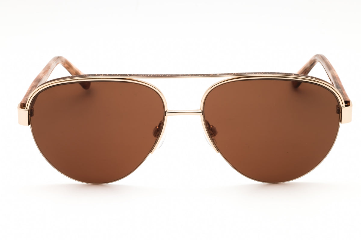 Bebe BB7252-710 GOLD Aviator Sunglasses 57mm Sunglasses