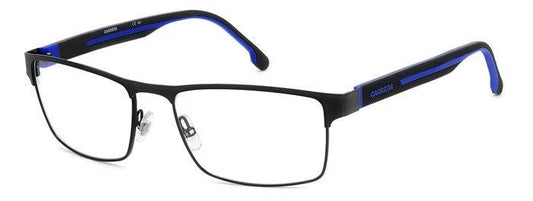 Carrera CARRERA-8884-051 eyeglasses in black blue frame with clear lenses