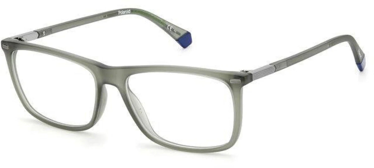 Polaroid PLDD430-DLD-56 Matte Green Rectangle Eyeglasses 56mm Eyeglasses