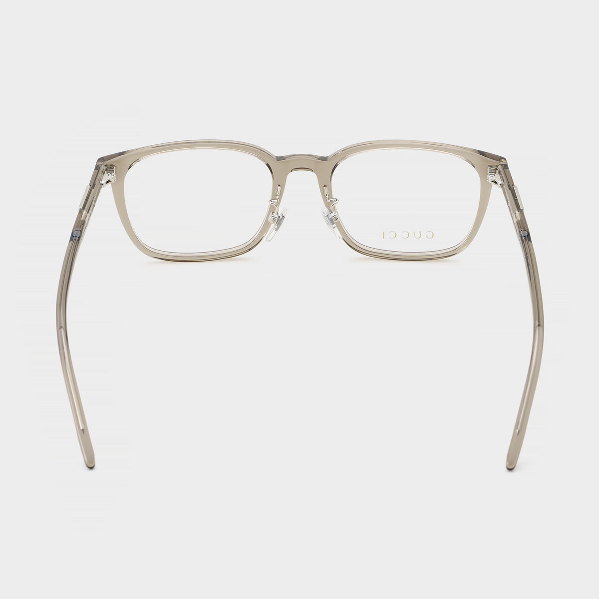 Gucci GG1465oA-004 eyeglasses in brown frame with clear lenses