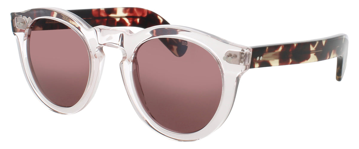 Cutler And Gross CGSN-0734-50-05 NUDE PINK / WHISKEY HAVANA  Unisex Sunglasses 51mm Sunglasses