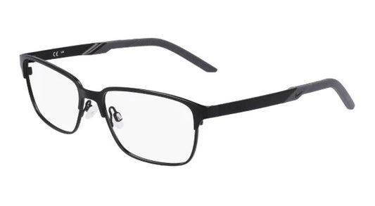 Nike 8213-001 eyeglasses in black frame with clear lenses