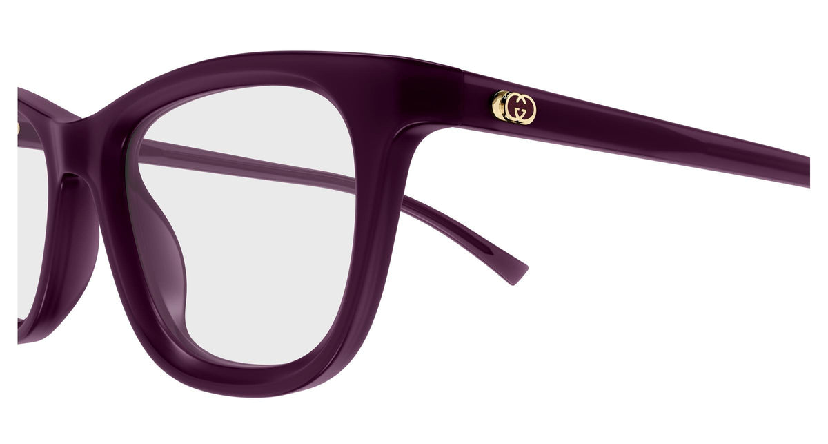 Gucci GG1945o-004 eyeglasses in pink frame with clear lenses