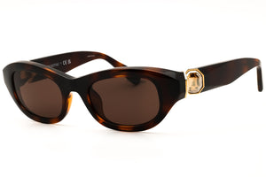 Swarovski SK6036U-100273 Havana Oval Sunglasses 50mm