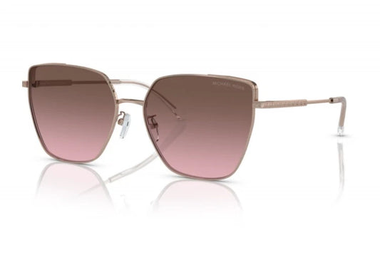 Michael Kors 0MK1143D-11099T-61 Rose Gold Cat-Eye SUNGLASSES 61mm Sunglasses