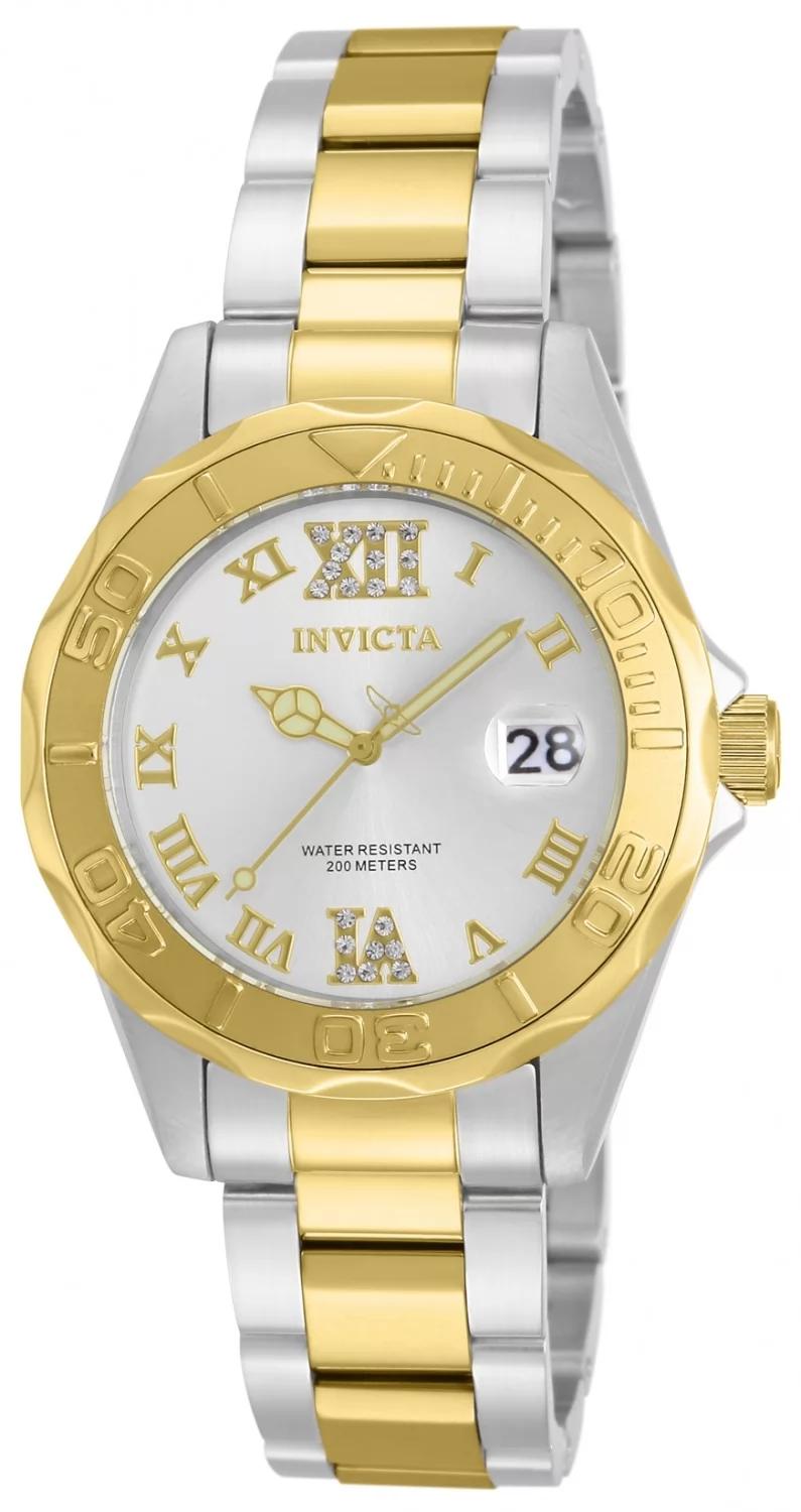 Invicta 12852 12852 Watch - Silver Dial Stainless Steel Band