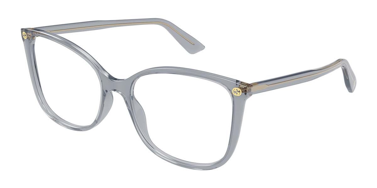 Gucci GG0026O-017 Light Blue Cat Eye Eyeglasses 53mm Eyeglasses