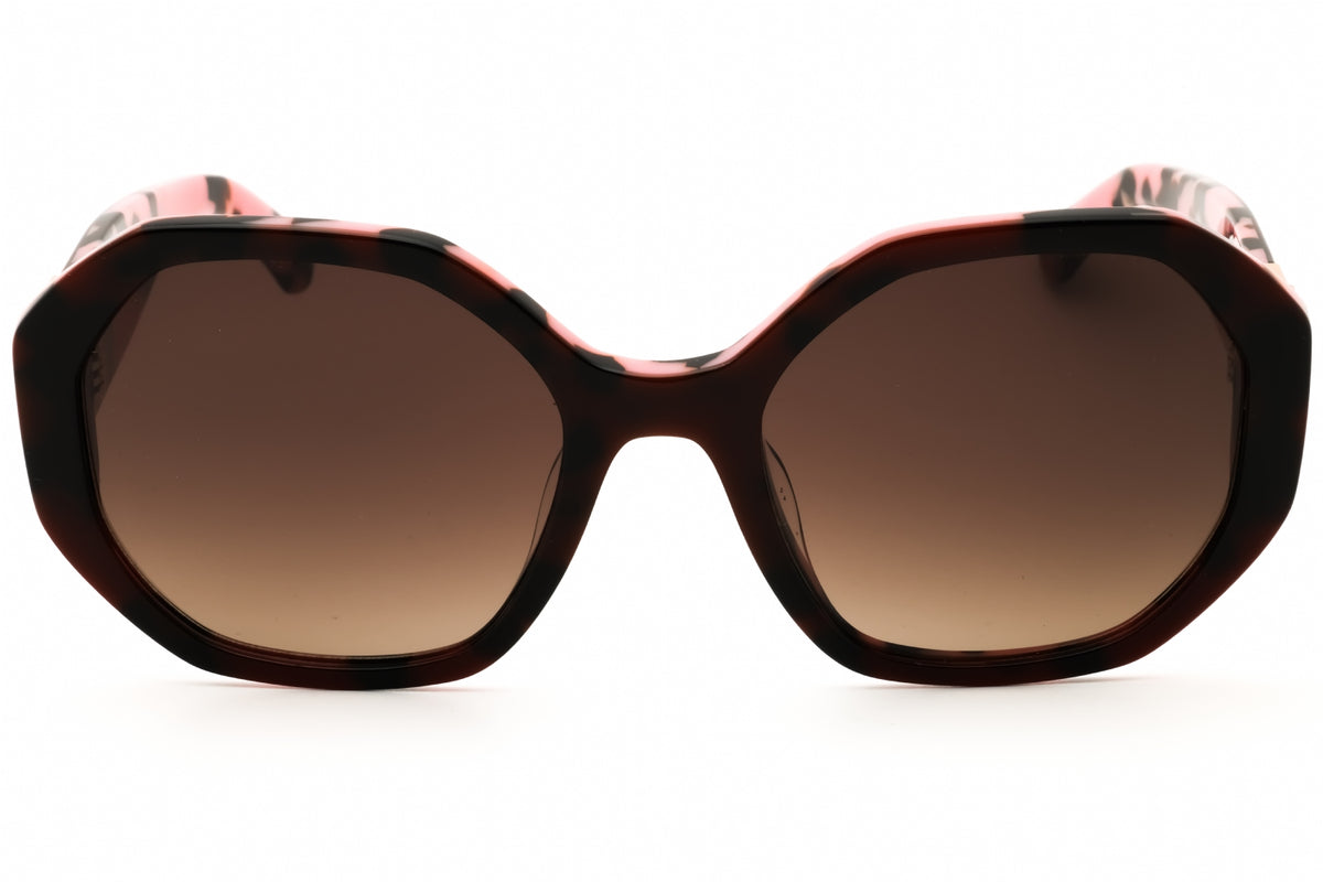 Kate Spade KS FLYNNIE/G/S-00B0 HA BW PNKHVN Round Sunglasses 54mm Sunglasses