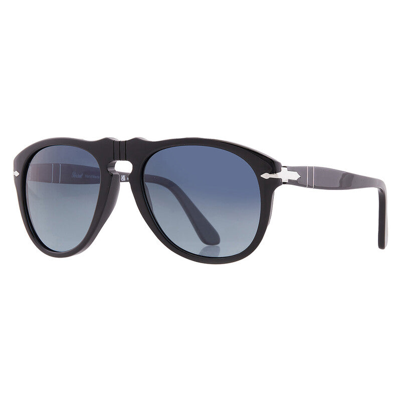 Persol 0PO0649 95/S3 54 Black Aviator  54mm Sunglasses