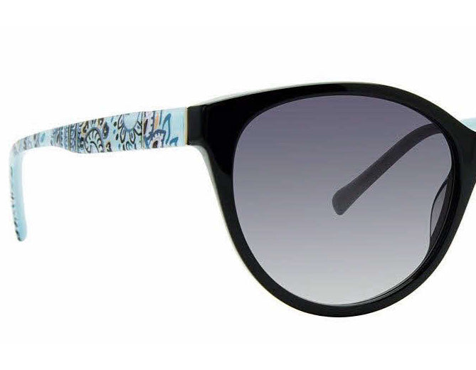 Vera Bradley KIMBERLIE SOFT SKY PAISLEY 55mm New Sunglasses