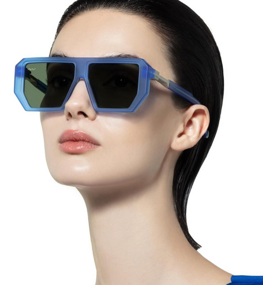 Vava BL0033-CRISBL-Mat BLK SIL 56mm New Sunglasses