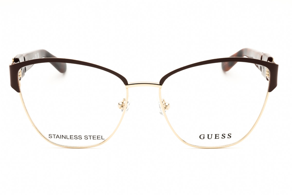 Guess GU2984-050 Brown Cat Eye Eyeglasses 54mm Eyeglasses