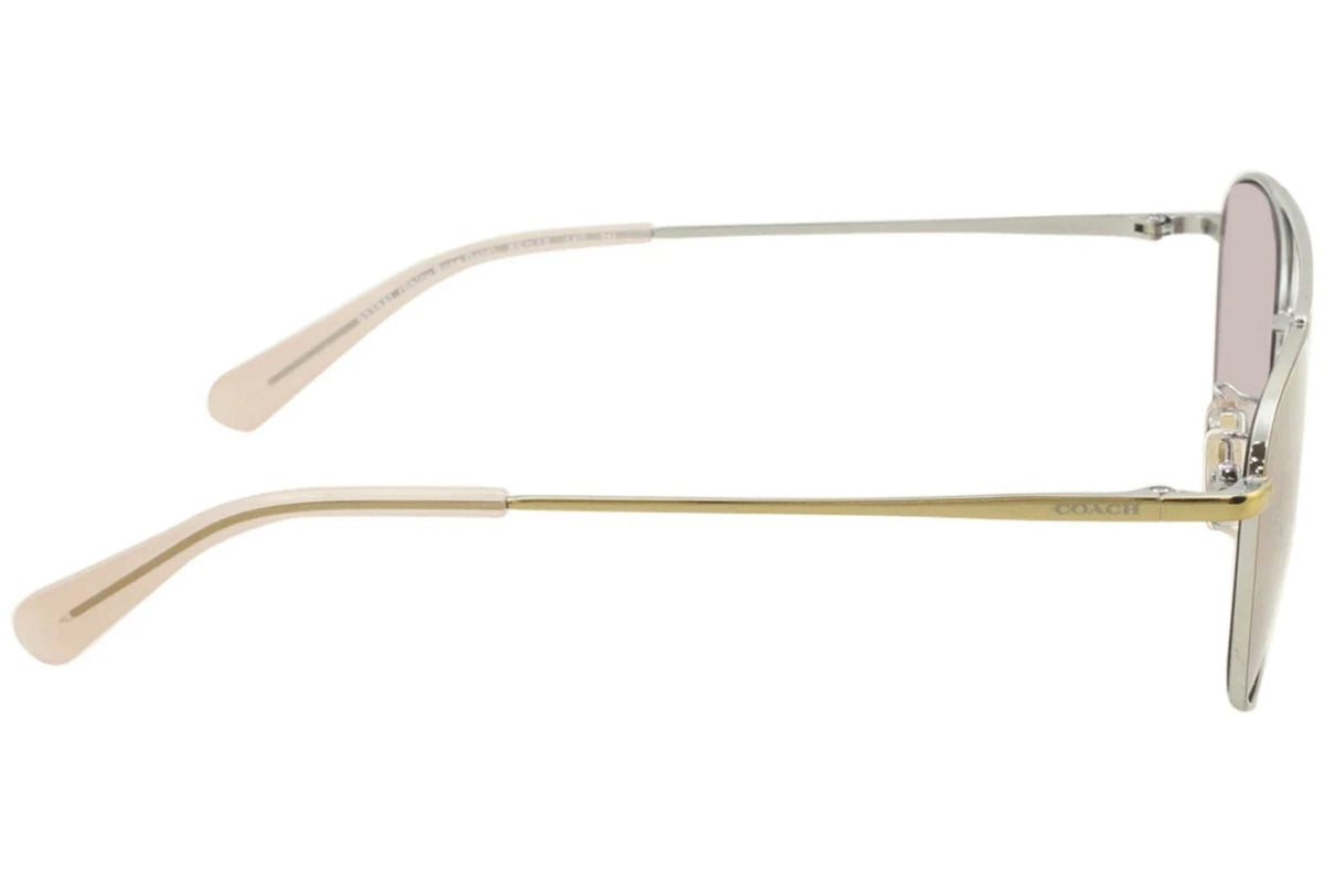 Coach 0HC7107-9338AL-55 Gold Rectangle SUNGLASSES 55mm Sunglasses