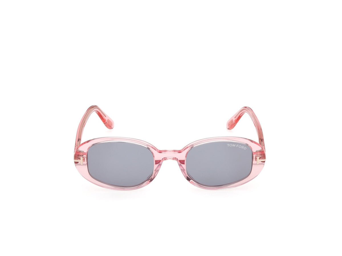 Tom Ford FT1364-4972A-49 Shiny Pink Oval  49mm Sunglasses